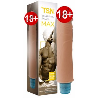 Tsn 20 Cm Ekstra Yumuşak Dokuda Titreşimli Vibratör Dildo