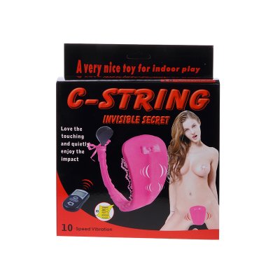 C String Uzaktan Kumandalı Titreşimli Giyilebilir Vibratör