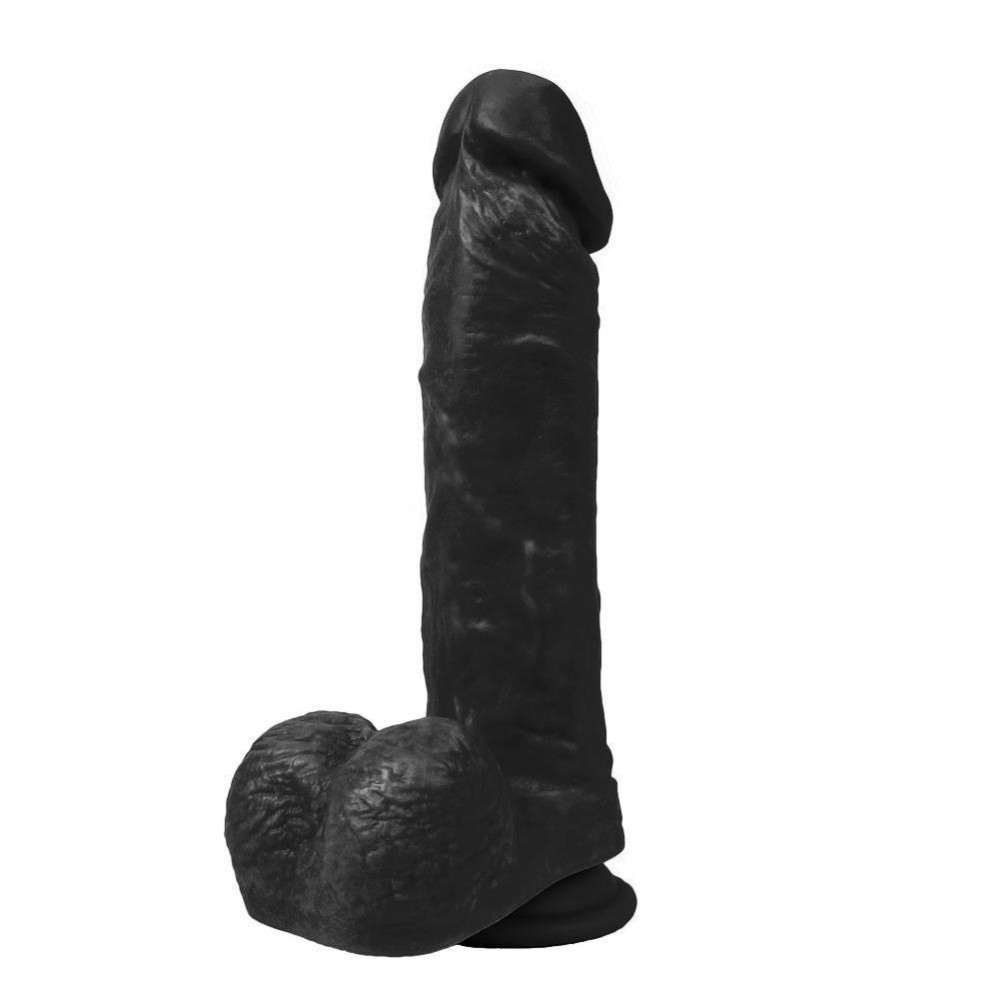 Dildo Series Siyah Wolf King 22 Cm Esnek  Realistik Penis Dildo