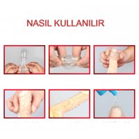 FH Tiger Penis Başlı Dış Yüzeyi Tırtıklı G-Spot Uyarıcı Penis Kılıfı