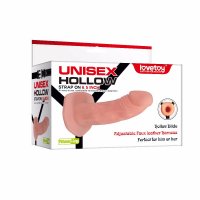 İçi Boş Unisex Kullanılabilen 17 Cm Belden Bağlamalı Penis