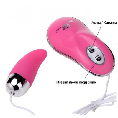 Led Işıklı 12 Fonksiyonlu Kumandalı Titreşimli Vibratör
