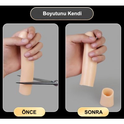 Leten Tırtıklı Yumuşak 3 cm Uzatmalı Penis Kılıfı