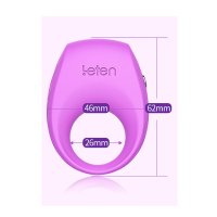 Leten Bess Yüksek Kaliteli Silikon Titreşimli Penis Halkası