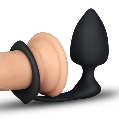 Lovetoy Combo Master Penis Ereksiyon Halkalı Anal Penetratör Plug