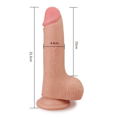 Lovetoy Kıkırdaklı Şekil Alabilen 21 cm Yumuşak Realistik Penis