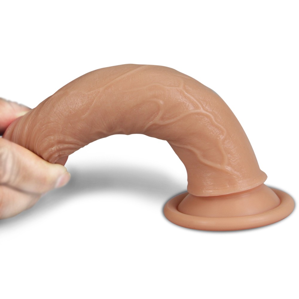 Lovetoy Nature Cock Serisi Özel Çift Dokulu 18 cm Realistik Penis