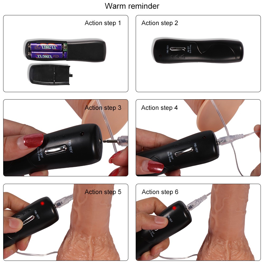 Parkar 18 Cm Oynar Başlı 6 Mod ve 6 Hıza Sahip Realistik Vibratör