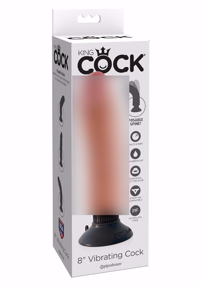 Pipedream King Cock Bükülebilir 20 Cm Realistik Vantuzlu Vibratör Dildo