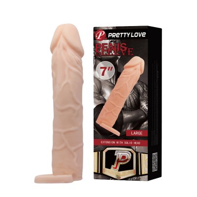 Pt Realistik Et Dokuda Large 6 Cm Uzatmalı Penis Kılıfı