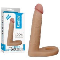 The Ultra Soft Double Ultra Yumuşak Anal Protez Penis Çift Yönlü İlişki