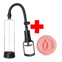 Yeni Nesil Geliştirilmiş Tetik Mekanizmalı Penis Pompası+ Vajina Başlığı
