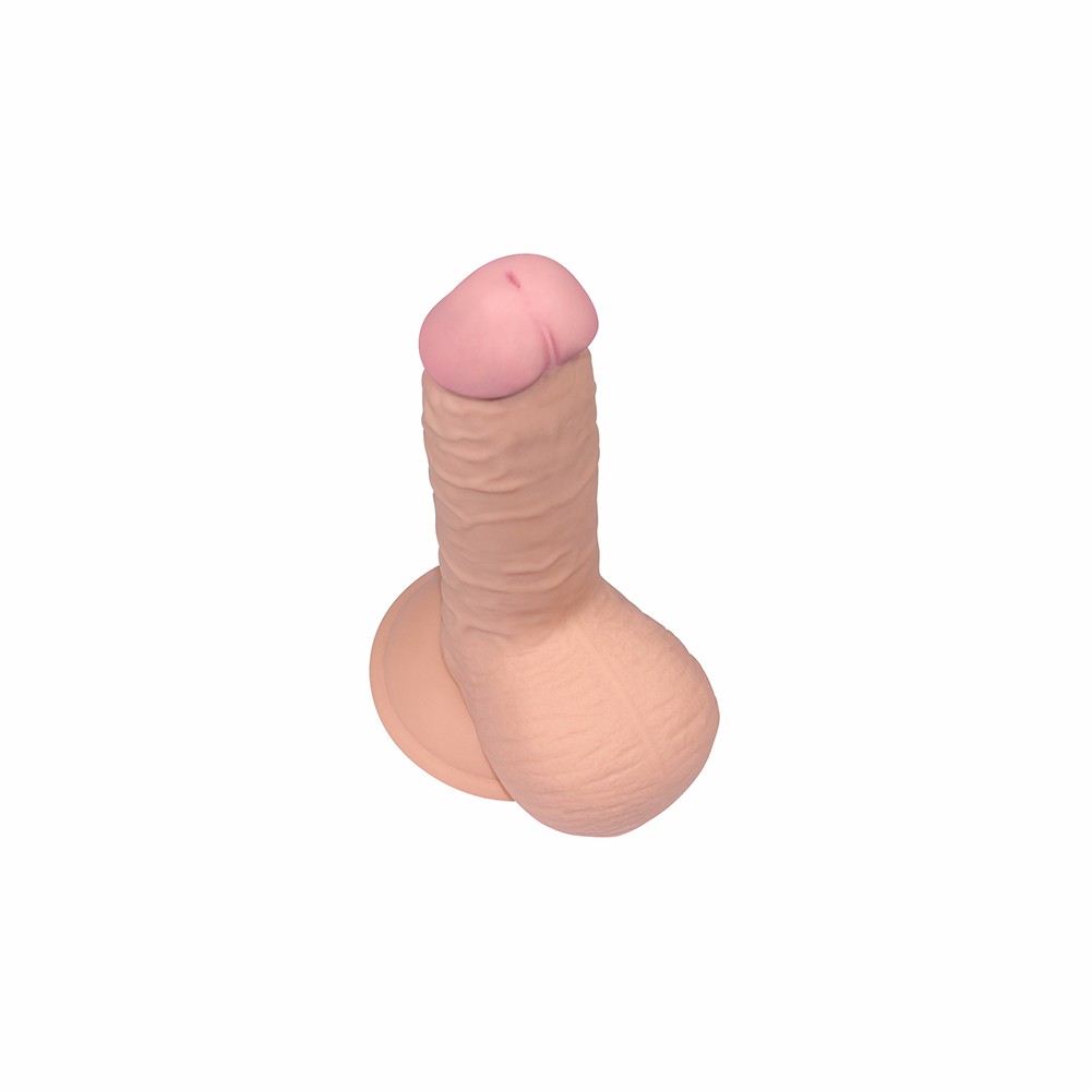 Yeni Nesil Ultra Yumuşak Özel Dokulu 18 Cm Realistik Penis-1084