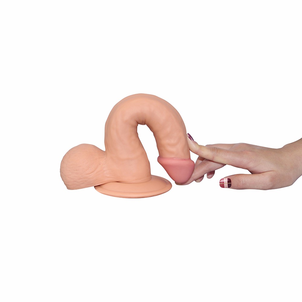 Lovetoy Yeni Nesil Ultra Yumuşak Özel Dokulu 20 Cm Realistik Penis-1082