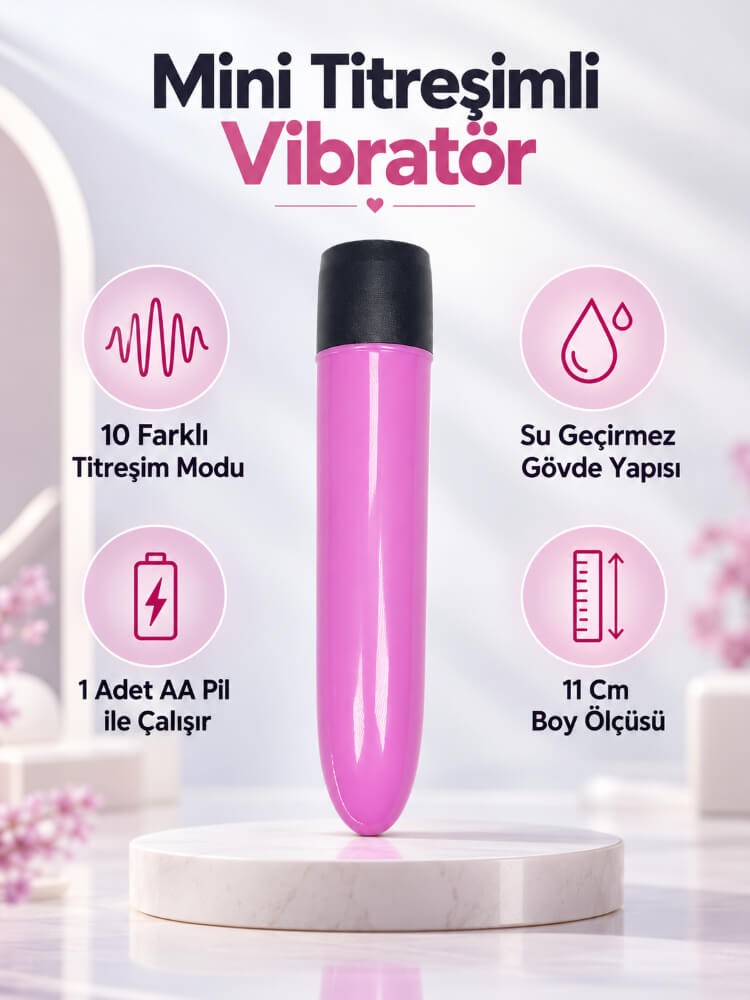 11 Cm 10 Titreşime Hızlı Mini Titreşimli Vibratör