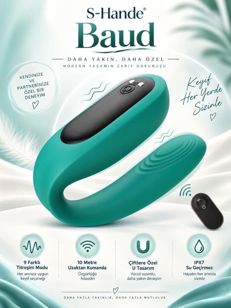 Baud Kumandalı 9 Modlu Titreşimli Çiftlere Özel Giyilebilen Vibratör