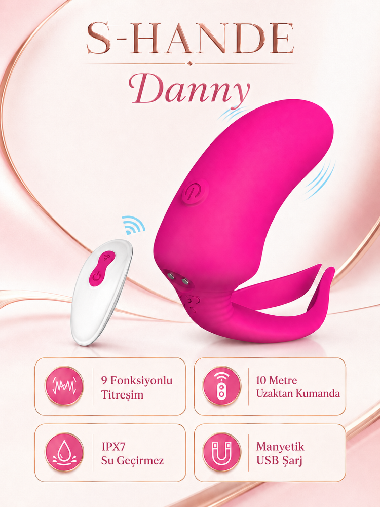 Danny Çiftlere Özel Çok Amaçlı Kumandalı Vibratör