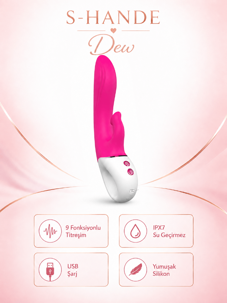 Dew Titreşimli G-Bölgesi Klitoris Emiş Vibratör