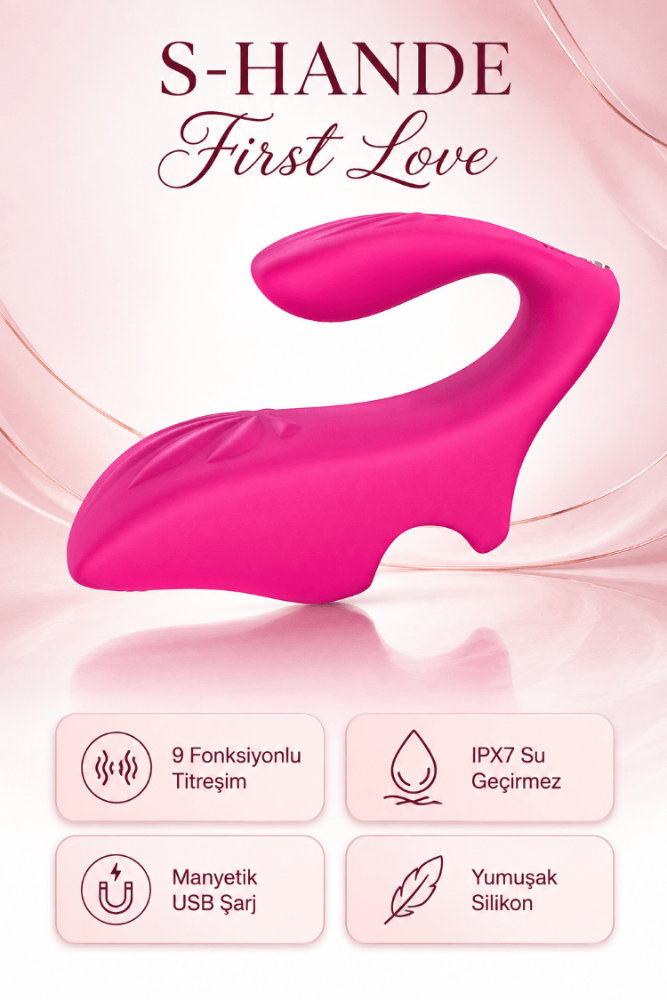 First Love 9 Mod Titreşimli Kumandalı Klitoris Özel Parmak Vibratörü