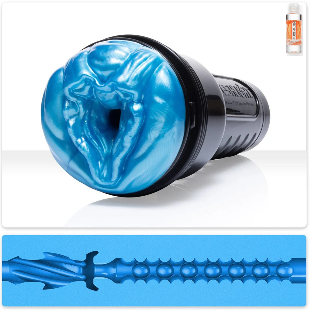 Fleshlight Freaks Alien Blue Metallic Vajina Mastürbatör