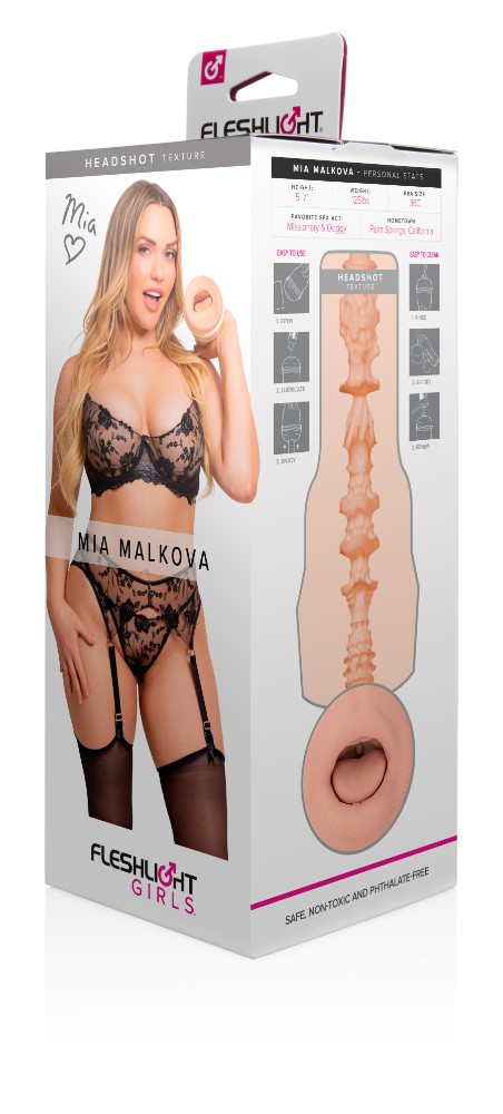 Fleshlight Girls Mia Malkova Headshot Oral Mastürbatör