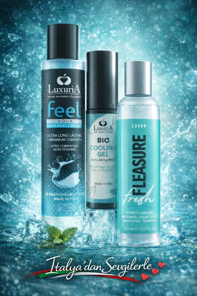 İntimateline Ice Sensation Premium Ferahlatıcı Kayganlaştırıcı Jel Seti