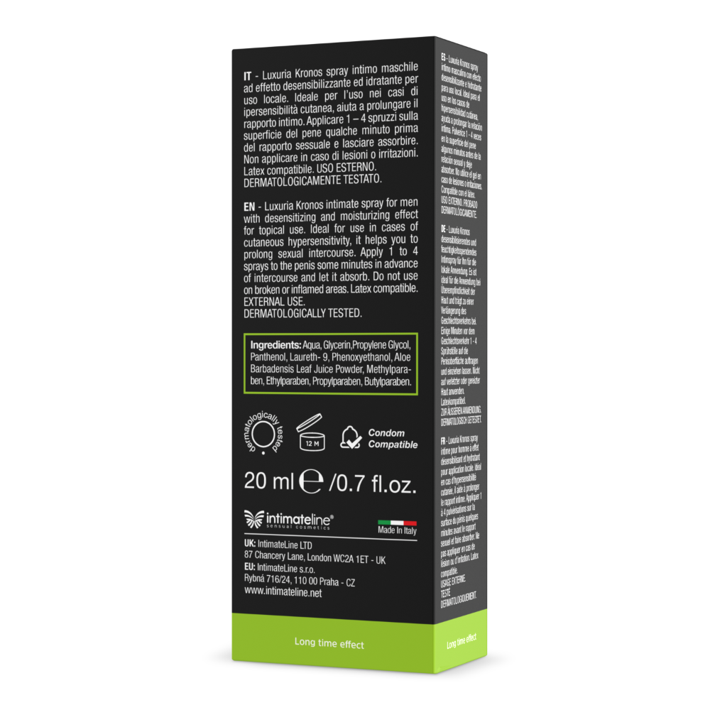 İntimateline Kronos 20 Ml Delay Sprey