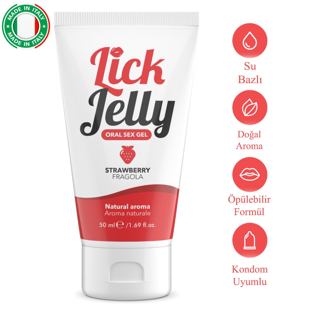 İntimateline Lick Jelly Çilekli 50 Ml Oral Seks Jeli