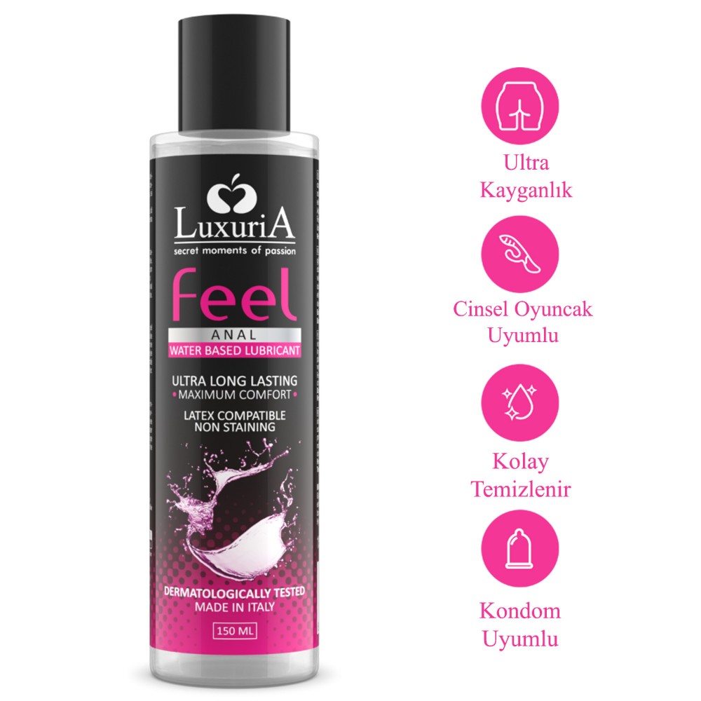 İntimateline Luxuria Feel Anal 150 ml Kayganlaştırıcı Jel