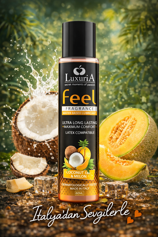 İntimateline Luxuria Feel Coconut&Melone Aromalı 60 ml Kayganlaştırıcı Jel