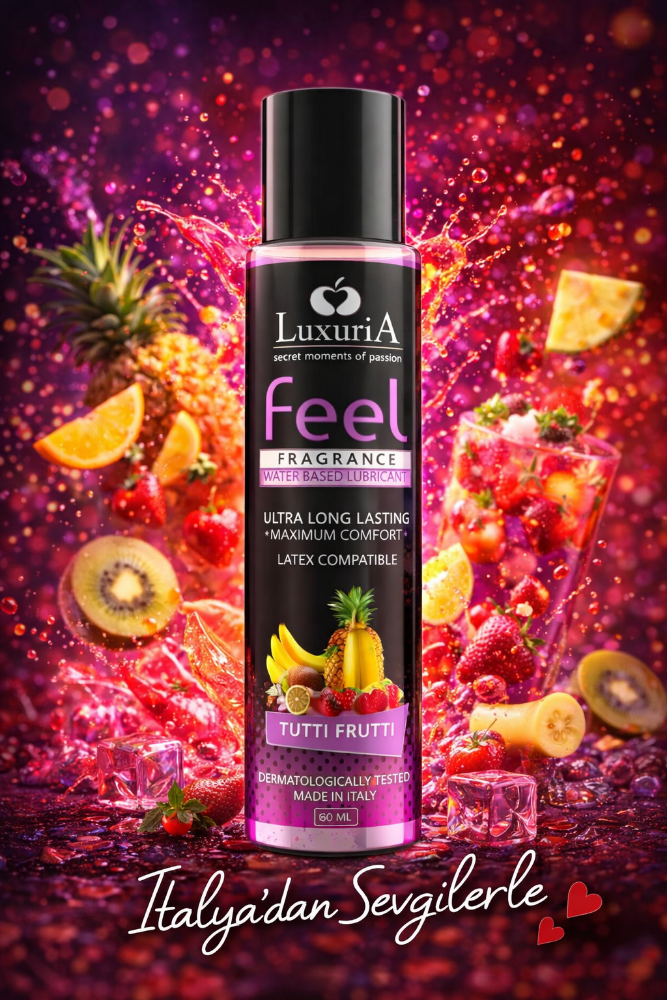 İntimateline Luxuria Feel Tutti Frutti Aromalı 60 ml Kayganlaştırıcı Jel