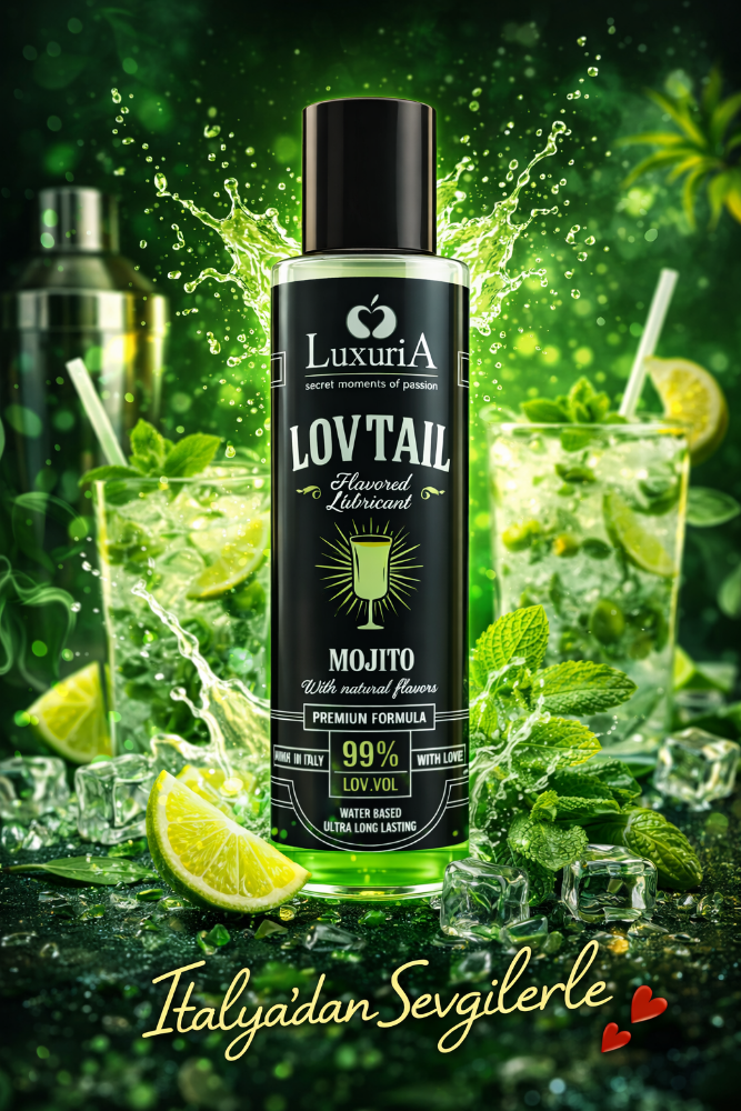 İntimateline Luxuria Lovtail Mojito Aromalı 60 ml Kayganlaştırıcı Jel