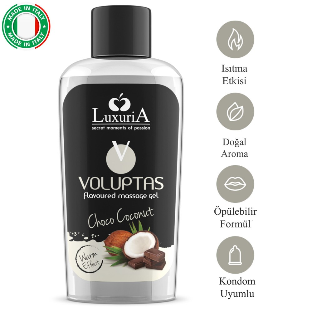 İntimateline Voluptas H.Cevizi - Krema Aromalı Isıtıcı 100 Ml Masaj Jeli