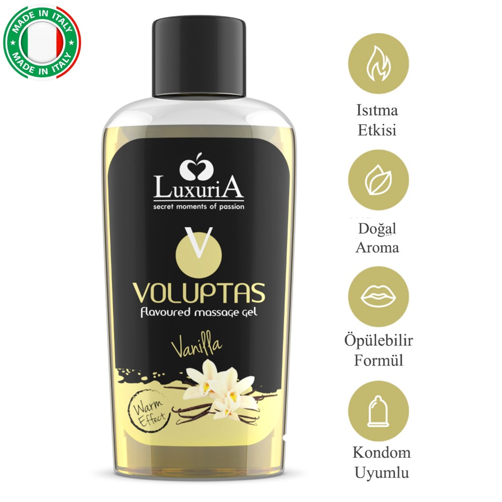 İntimateline Voluptas Vanilya Aromalı Isıtıcı 100 Ml Masaj Jeli