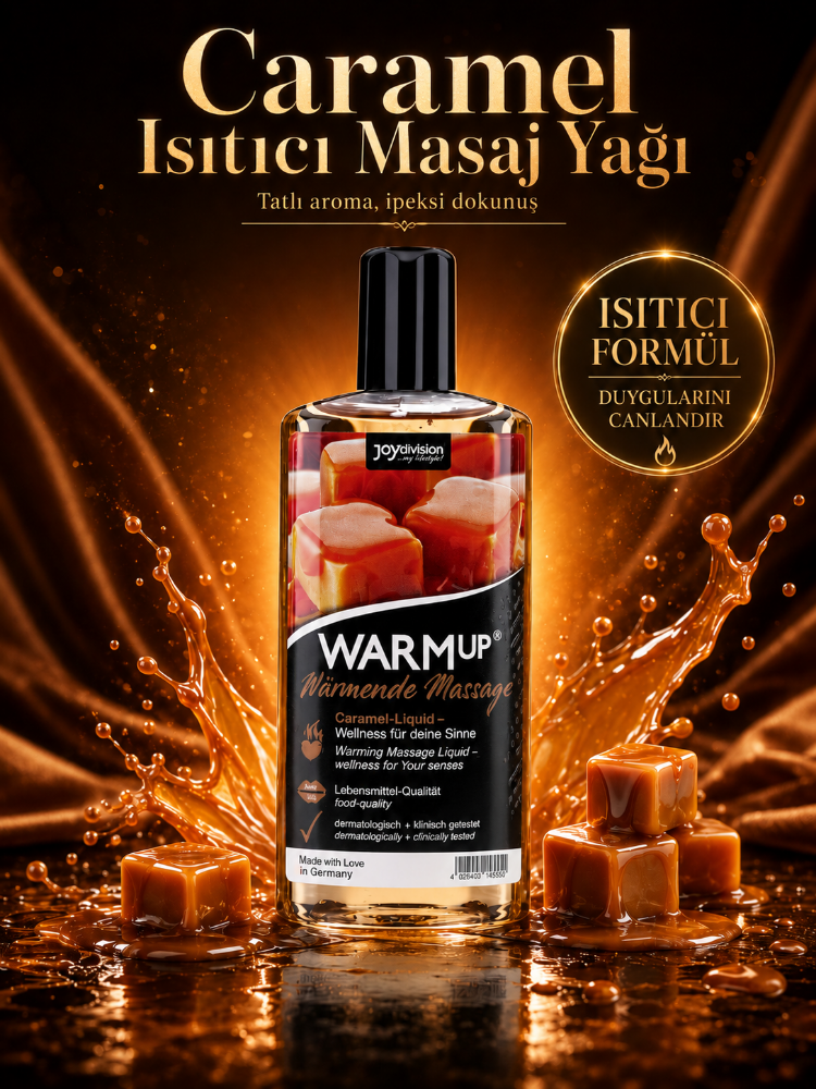 Joy Division Warm Up Karamel Aromalı Isıtıcı Masaj Jeli 150 Ml 
