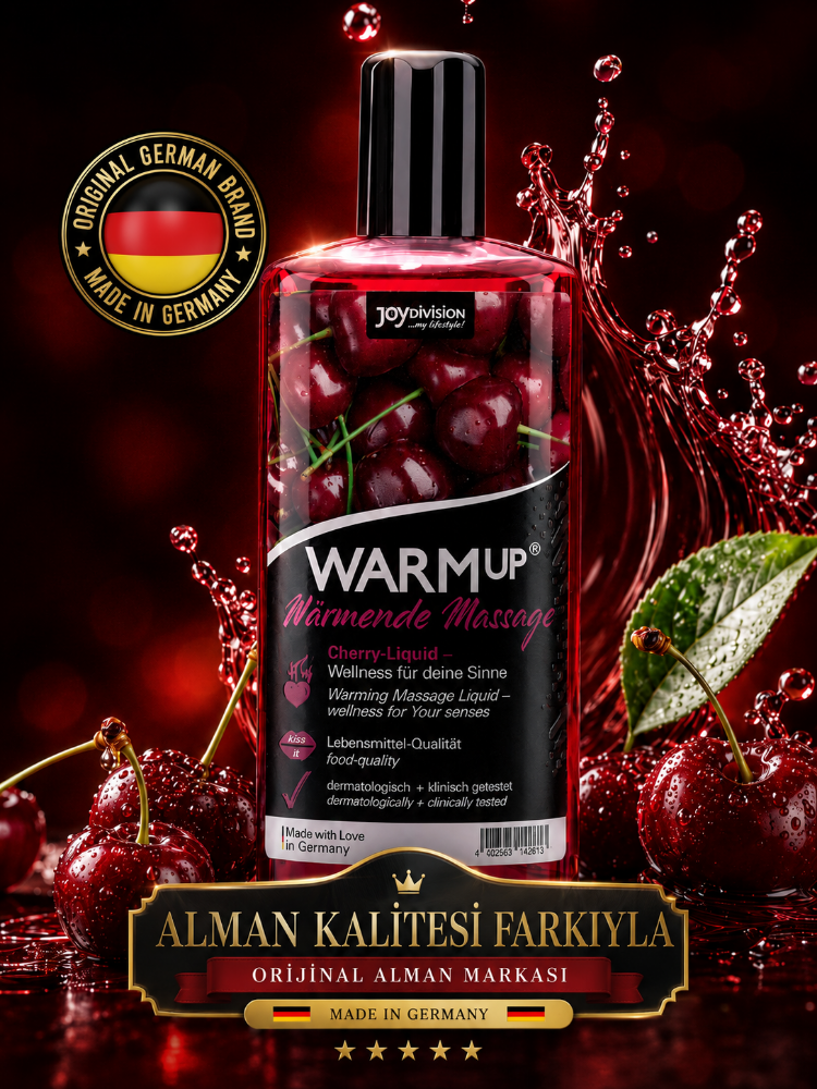 Joy Division Warm Up Kiraz Aromalı Isıtıcı Masaj Jeli 150 Ml 