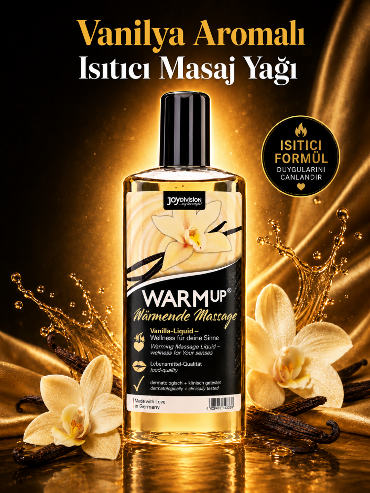 Joy Division Warm Up Vanilya Aromalı Isıtıcı Masaj Jeli 150 Ml 