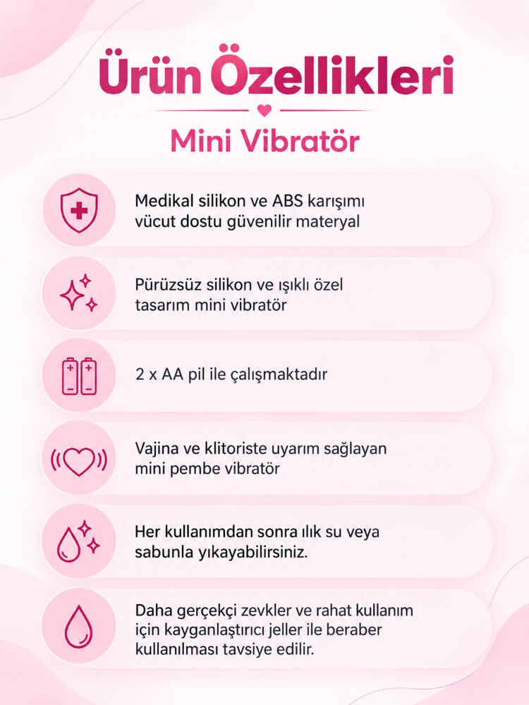 Kumandalı 10 Farklı Titreşim Hızına Sahip Mini Vibratör