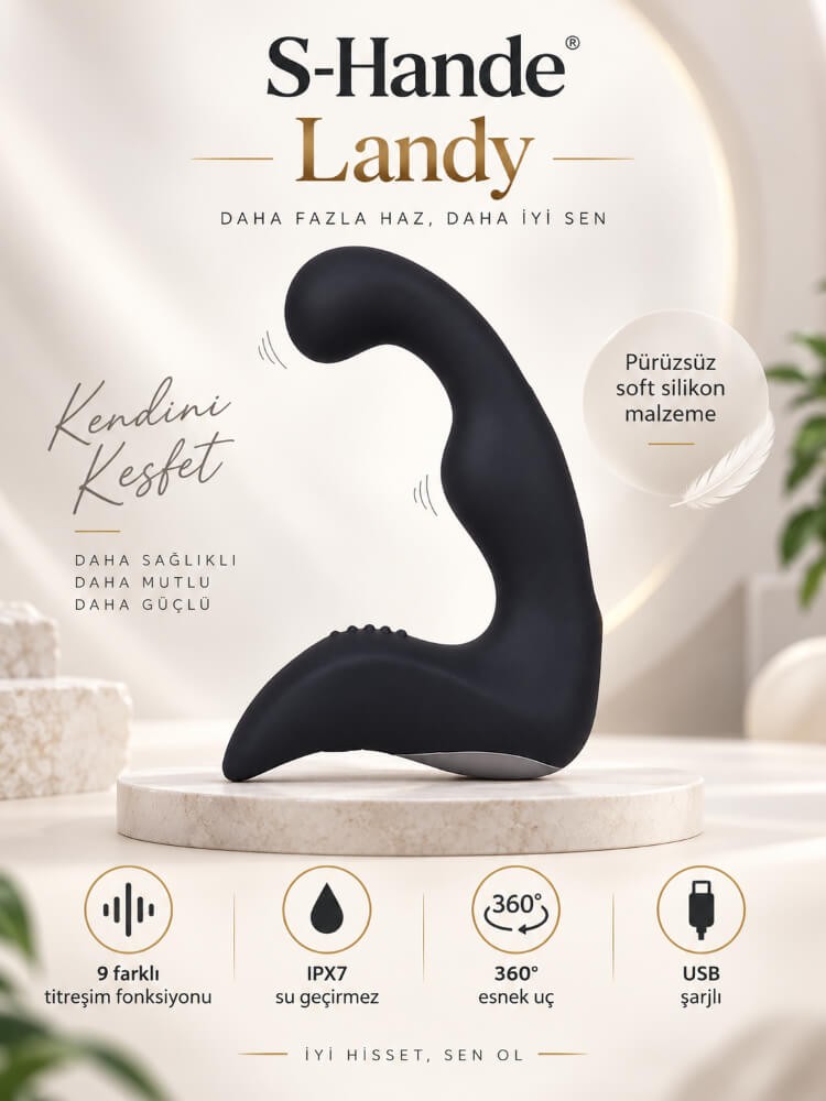 Landy 9 Modlu Titreşimli Prostat Anal Vibratör