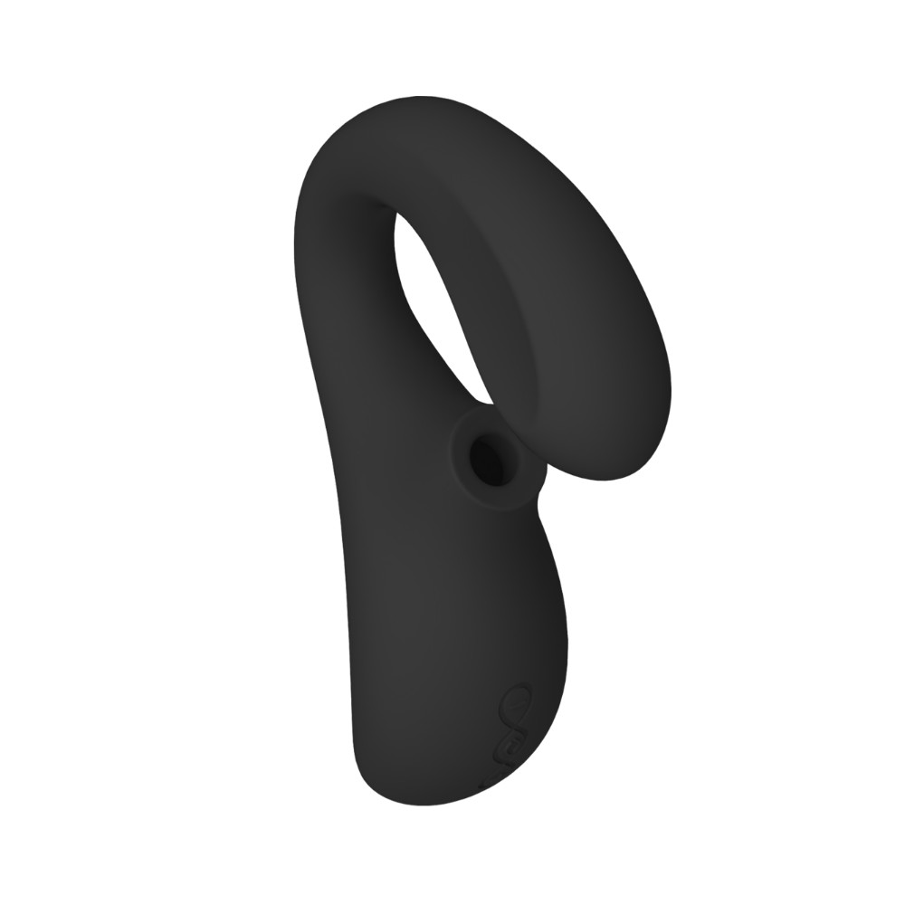 Lelo - Enigma Black Emiş Yapabilen Çift Etkili Ultra Lüks Siyah Masaj Aleti Vibratör