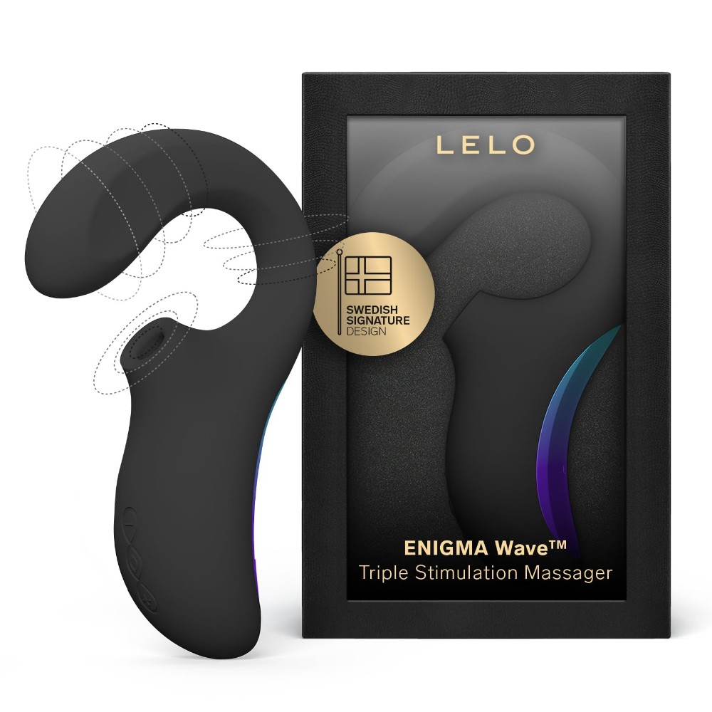 Lelo Enigma Wave Black Klitoris Uyarıcı Siyah Vibratör
