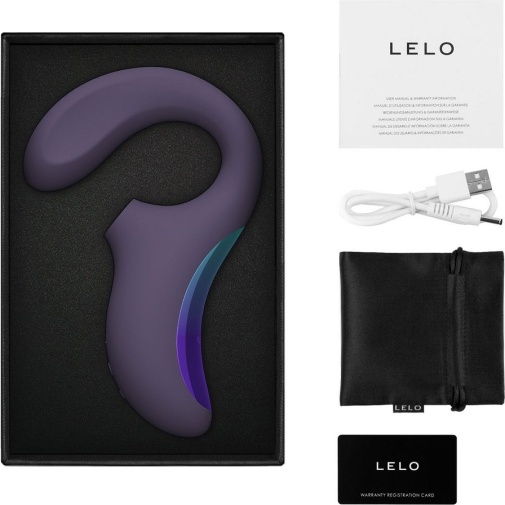 Lelo Enigma Wave Cyber Mor Klitoris Uyarıcı Siyah Vibratör (KUTU HASARLI)