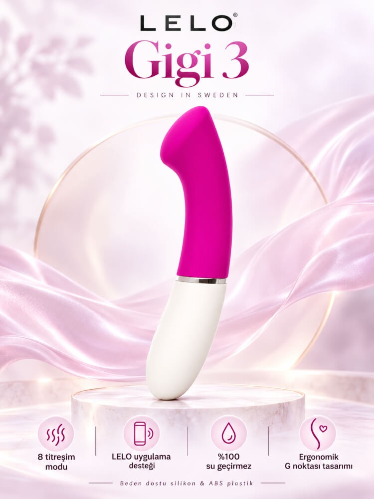 Lelo Gigi 3 Telefon Kontrollü Deep Rose G Bölgesi Uyarıcı Vibratör