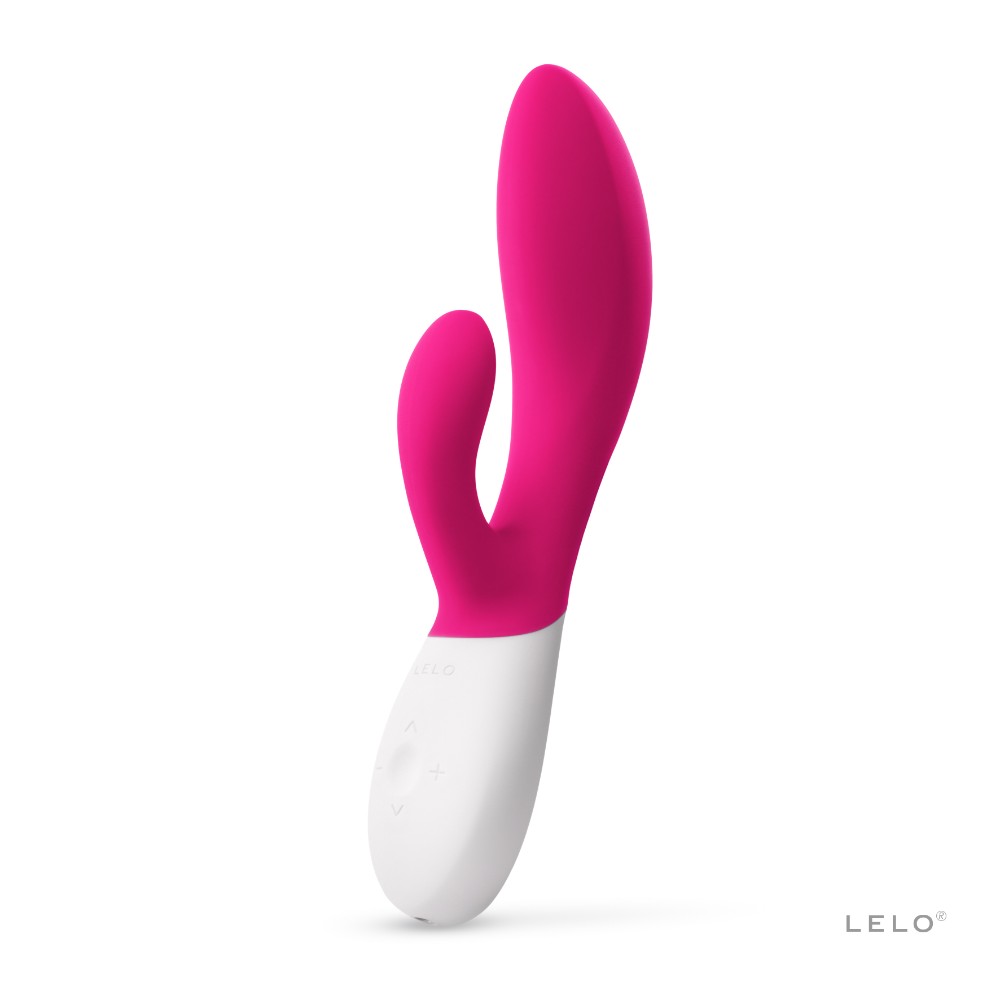 Lelo Ina Wave 2 Cerise G-Bölgesi ve Klitoris Özel Titreşimli Rabbit Vibratör 