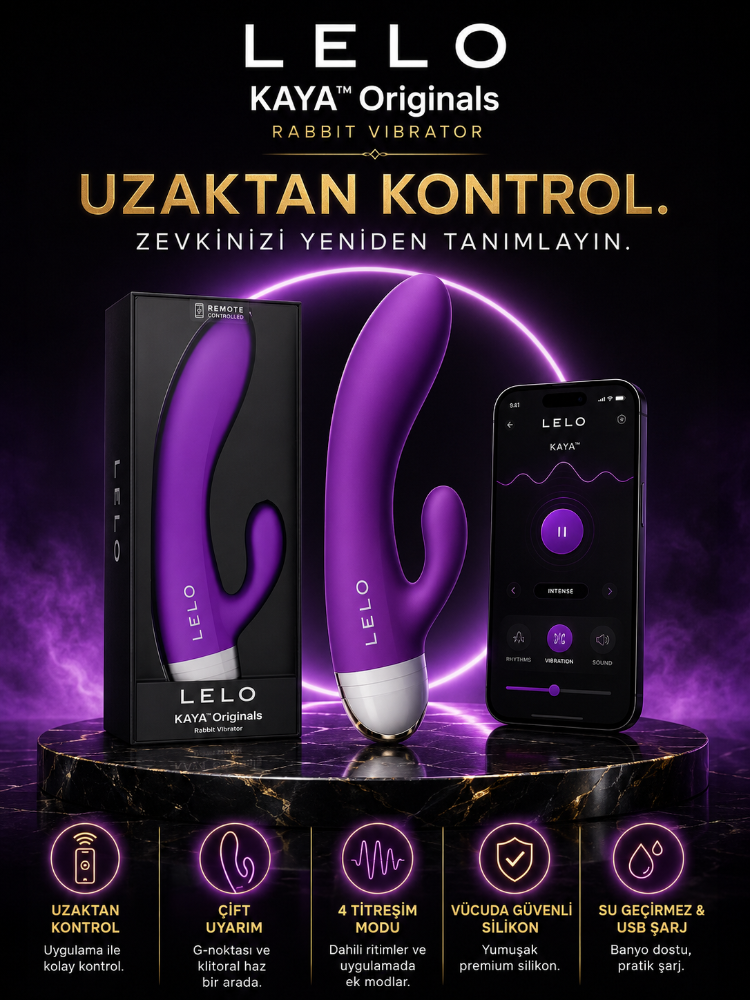 Lelo Kaya Originals App Kontrollü Premıum Rabbit Vibratör 