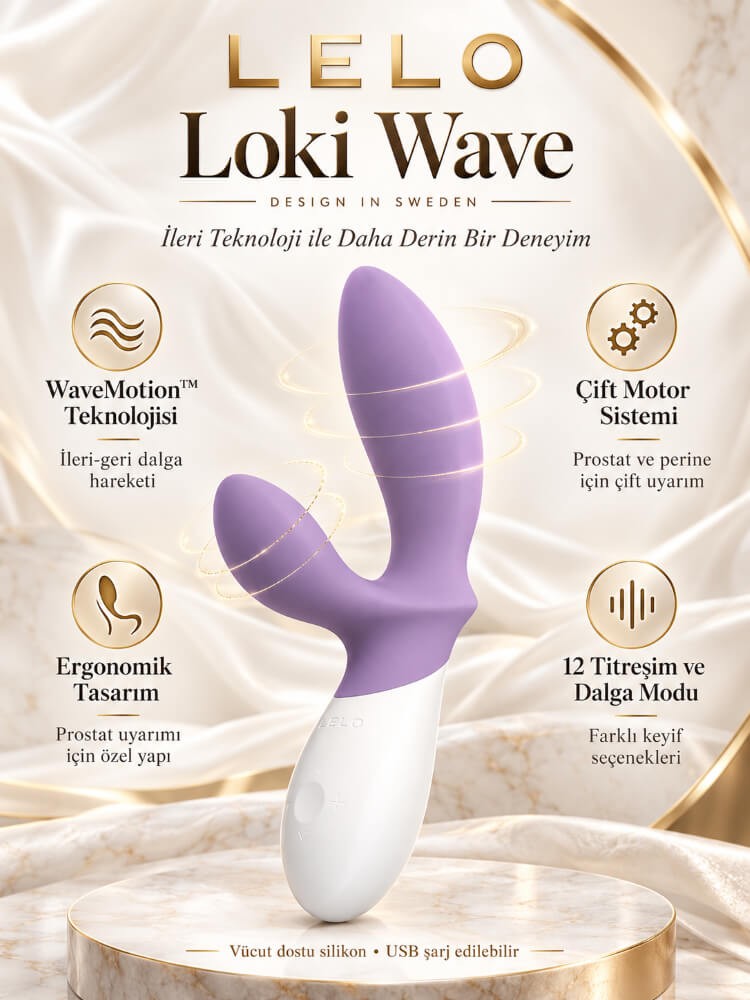 Lelo Loki Wave 2 Violet Dusk Prostat Masaj Aleti 