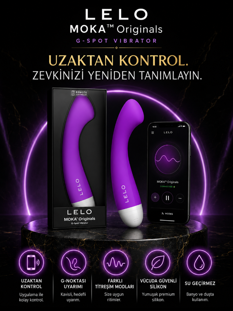 Lelo Moka Originals Telefon Kontrollü Premıum G-Bölgesi Uyarıcı Vibratör