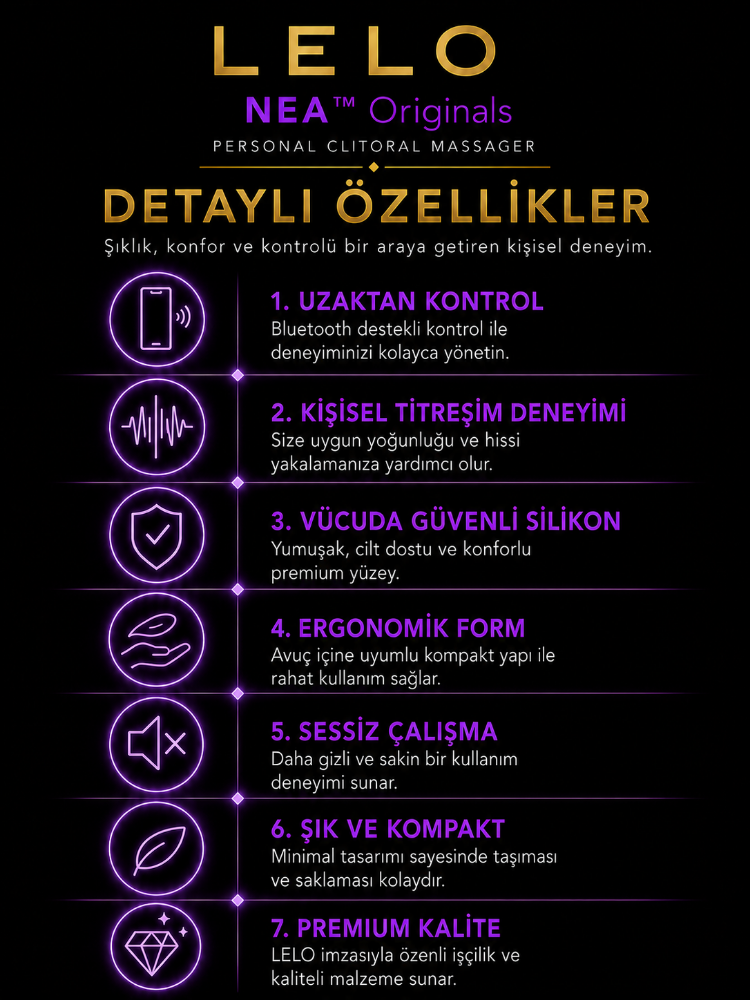 LELO NEA Originals APP Kontrollü Klitoral Vibratör