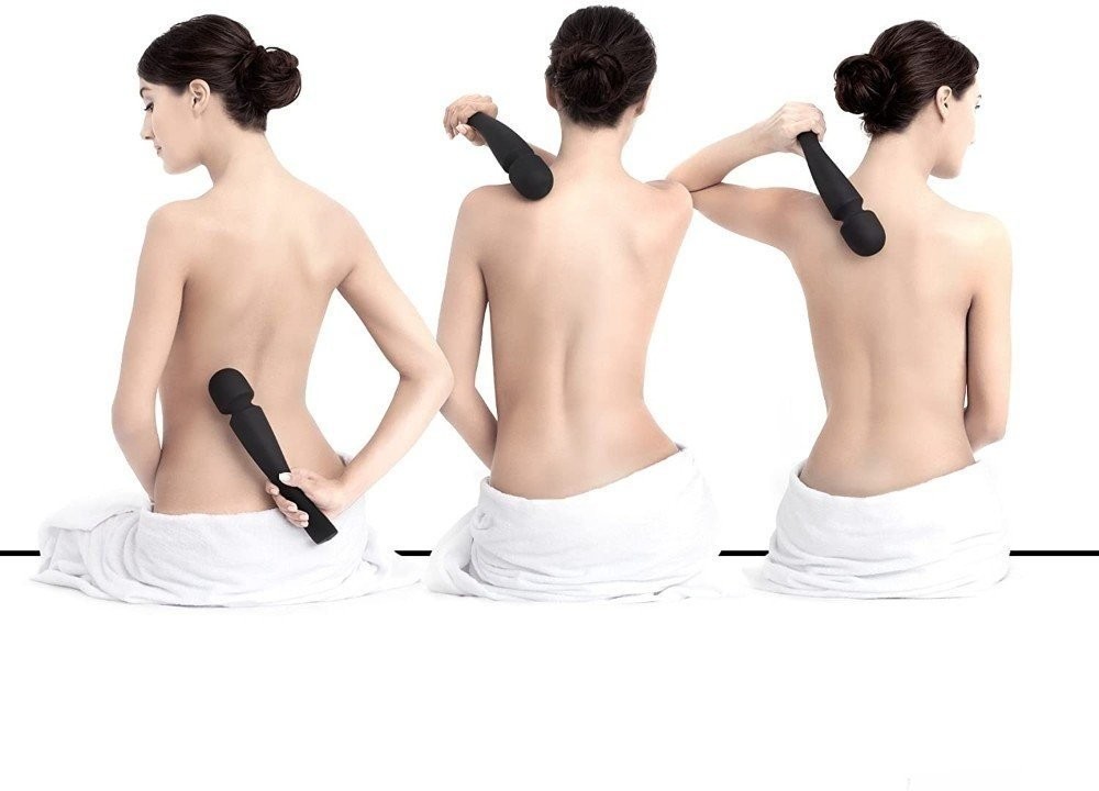 Lelo Smart Wand 2 Black Akıllı Sensörlü Çok Yönlü Büyük Boy Masaj Aleti (KUTU HASARLI)