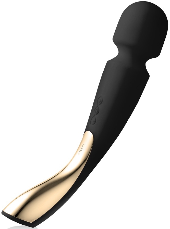 Lelo Smart Wand 2 Medium Black Orta Boy Çok Güçlü Masaj Aleti(KUTU HASARLI)